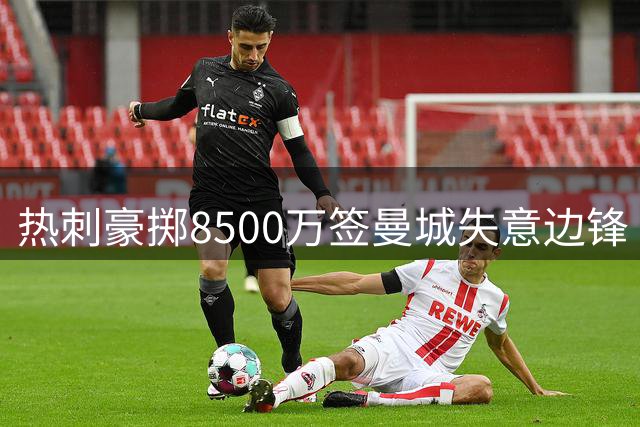 热刺豪掷8500万签曼城失意边锋 创队史引援纪录