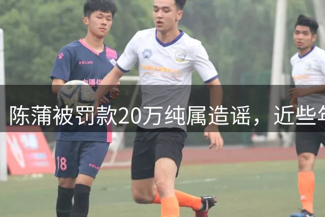 陈蒲被罚款20万纯属造谣，近些年有些自媒体唯恐泰山队天下不乱